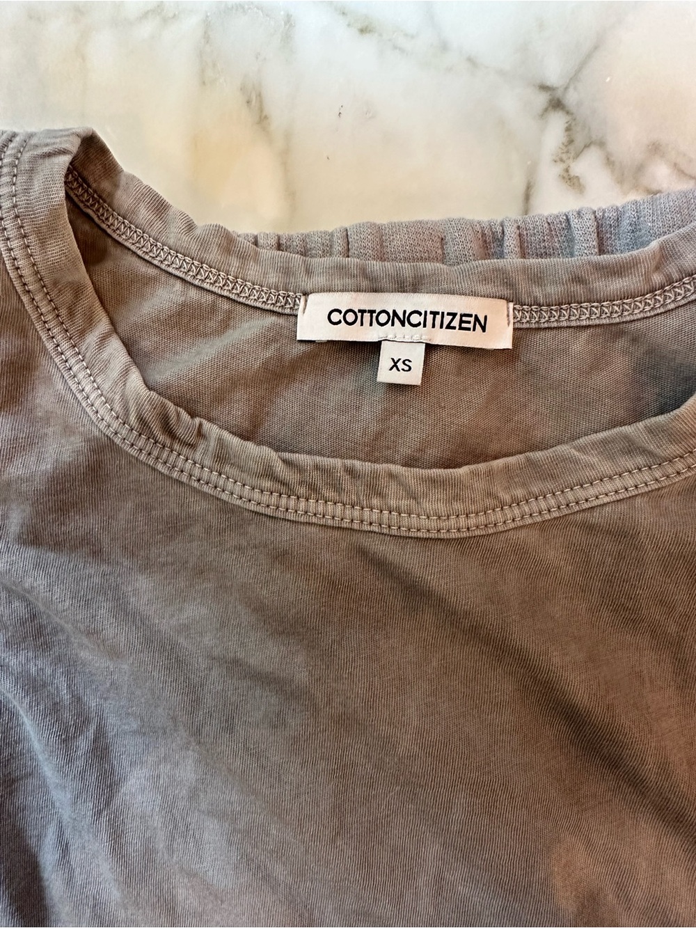 Cotton Citizen Tank Top in Taupe Gray